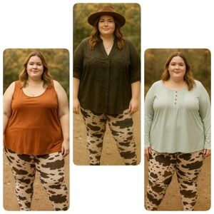 87. Earthy tones autumn vibes curvy style